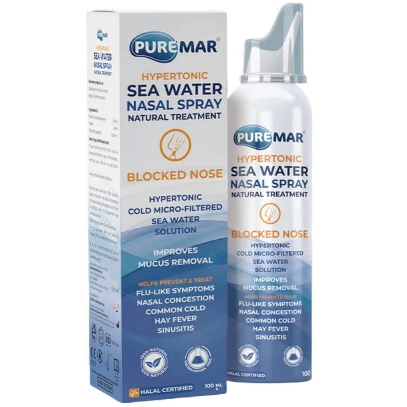PUREMAR Blocked Nose Hypertoninc Nasal Spray - 100ml