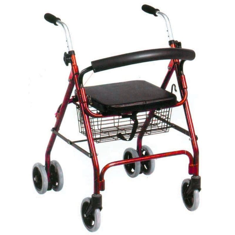 CAREMAX Foldable Rollator Walker with Seat - CA873L 128546