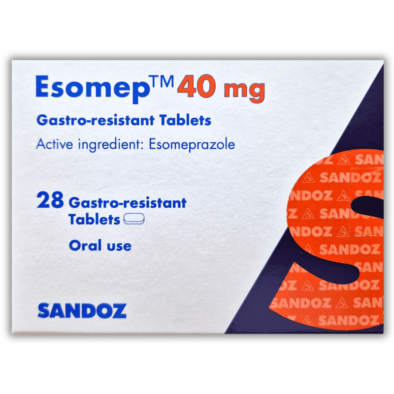 ESOMEP 40mg Esomeprazole - 28 Tablets
