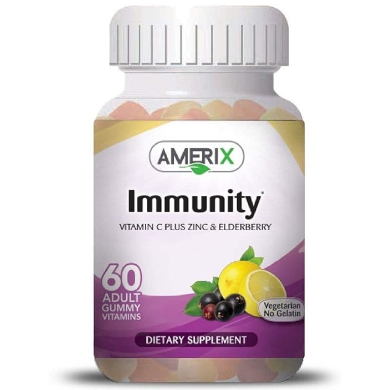 اميريكس فيتامينات مناعة للبالغين على شكل حلوى - 60 قطعة