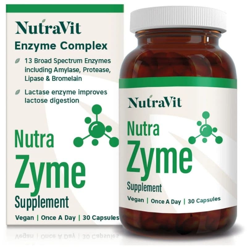NUTRAVIT Nutra Zyme Supplement - 30 Capsules