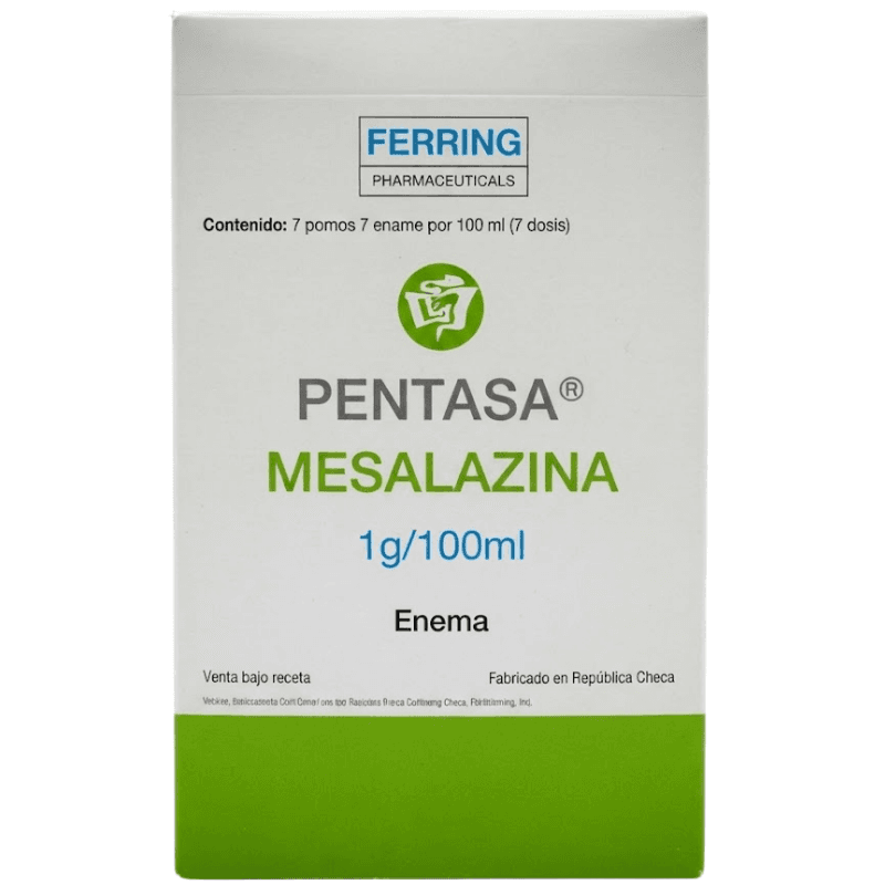PENTASA 1g/100ml Mesalazine - 7 Peices Enema