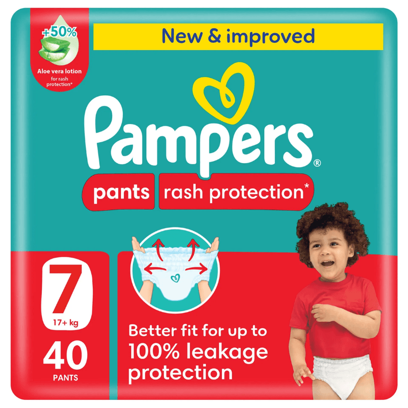 PAMPERS Baby ML S7 Baby Pants 17 Plus Kg - 40 Pieces 25900