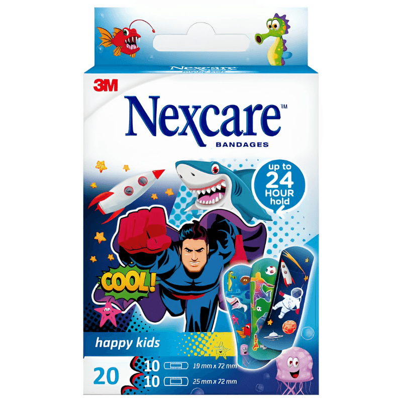 NEXCARE Happy Kids Plasters Cool Assorted - 20 Pieces Ref N3-20-2B UU011330667