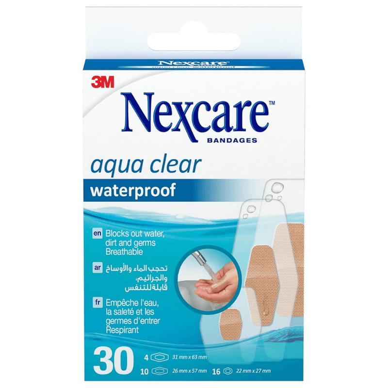 NEXCARE Aqua Clear Waterproof Bandages - 30 Pieces 588-30DN UU011286364