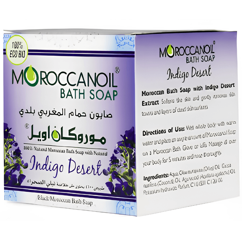 زيت مغربي - صابون استحمام إنديجو ديزرت + لوفا - 250 مل 4633453