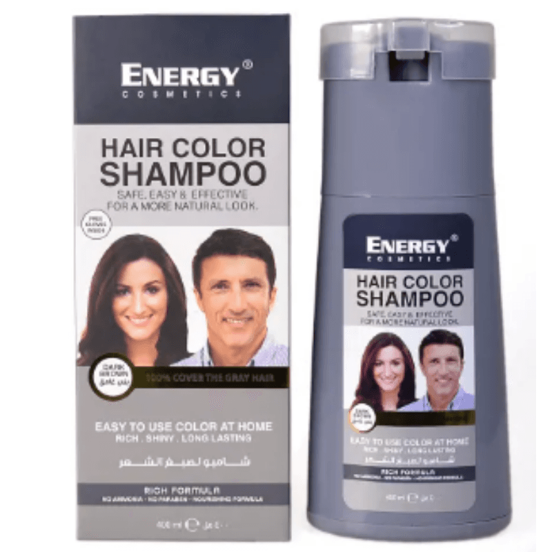 Energy Hair Color Shampoo Dark Brown - 400ml 80964