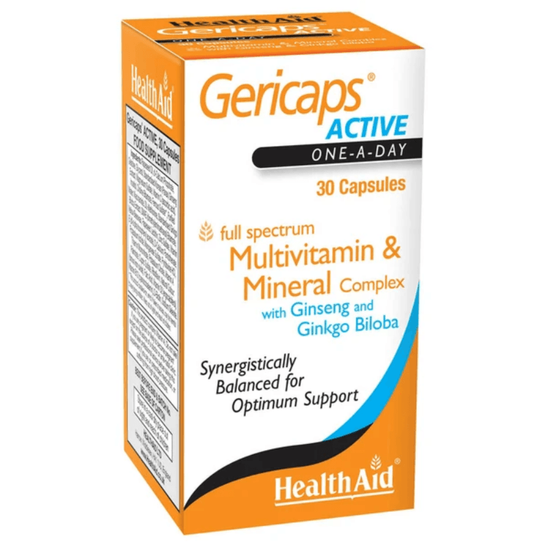 HEALTH AID Gericaps Multivitamins & Minerals - 30 Capsules