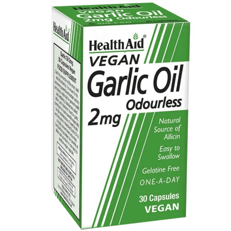 HEALTH AID Mega Garlic 2mg- 30 Capsules