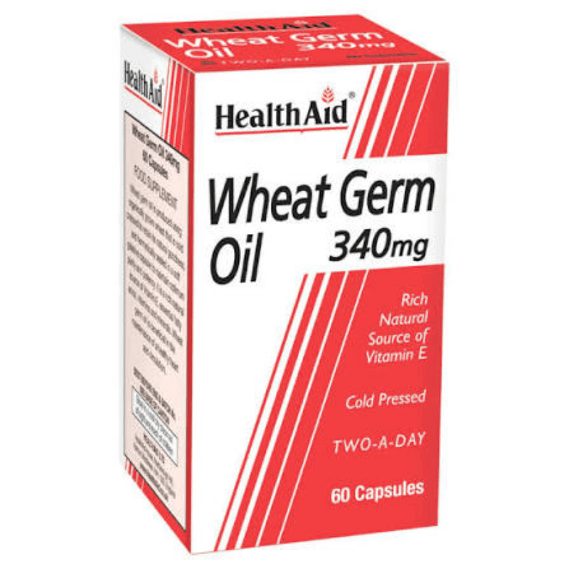 HEALTH AID Wheat Germ Oil 340mg - 60 Capsules