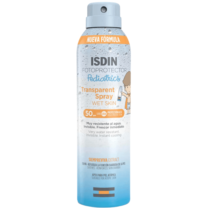 ISDIN Fotoprotector SPF50 Wet Skin Transparent Spray Pediatrics - 250ml ISD056 88419