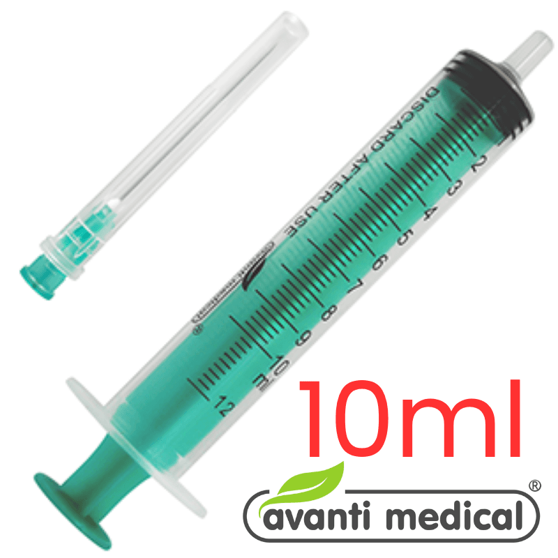 AVANTI Syringes 10ml 21Gx1.5 - 1 Piece