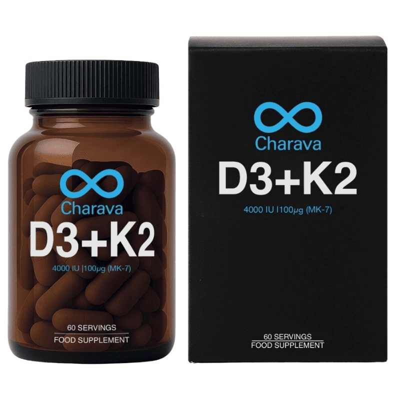CHARAVA D3+K2 - 60 Capsules