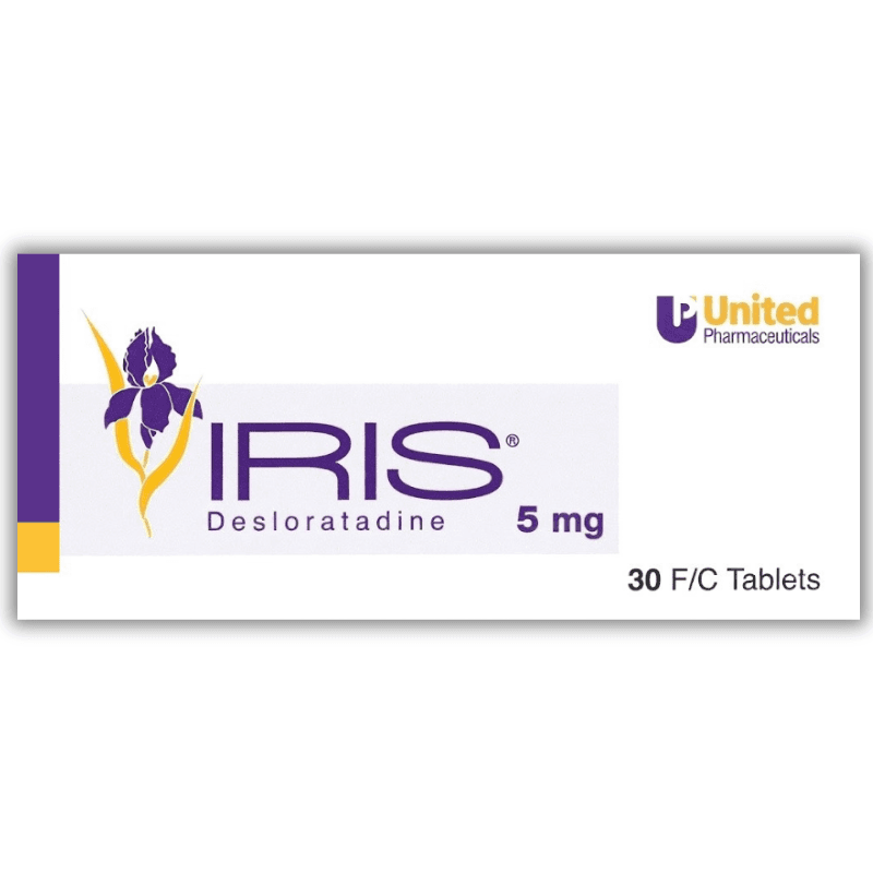 IRIS 5mg Desloratadine - 30 Tablets