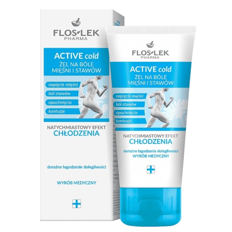 FLOSLEK Active Cold Gel For Muscle And Joint Pain - 100ml