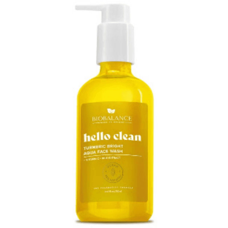BIOBALANCE Hello Clean Turmeric Bright Aqua Face Wash - 250ml Alp70071