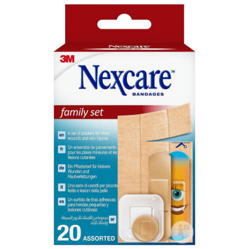 NEXCARE Family Set Bandages Assorted - 20 Pieces FS-20 UU010968640
