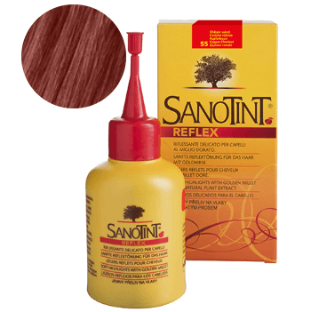 SANOTINT Hair Coloring Reflex Copper Chestnut 55