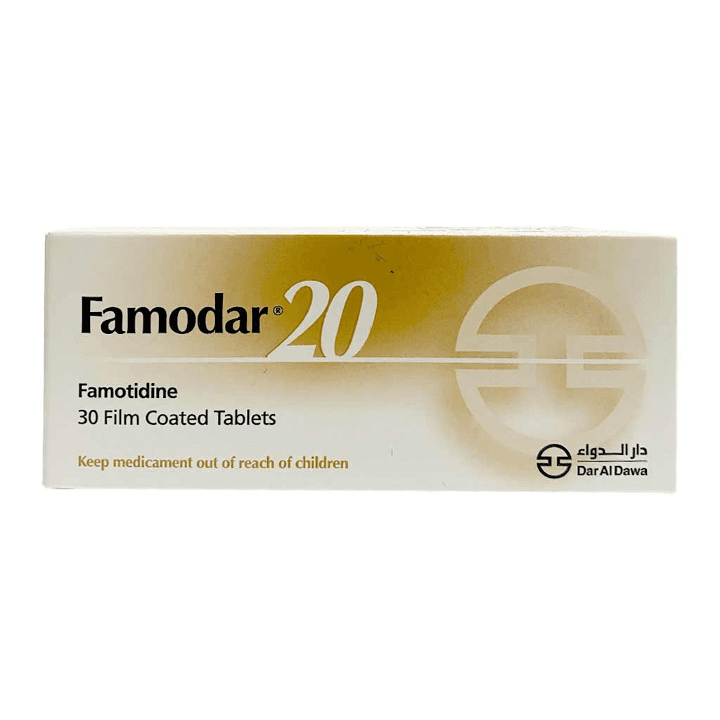 FAMODAR 20mg Famotidine - 20 Tablets