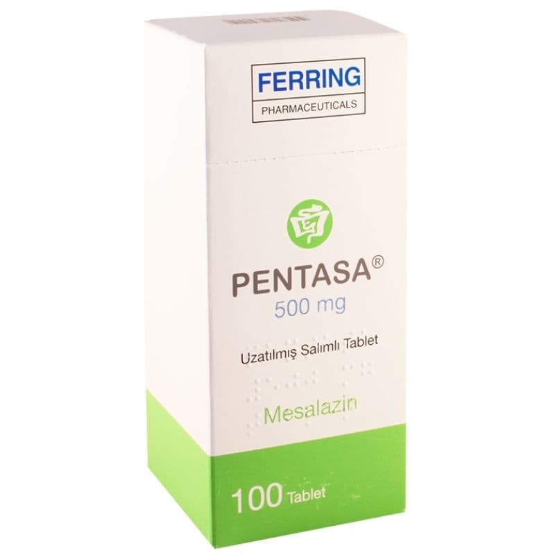 PENTASA 500mg Mesalazine - 100 Tablets