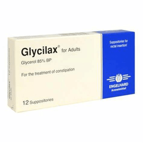 GLYCILAX Adult 85% Glycerol - 12 Suppositories