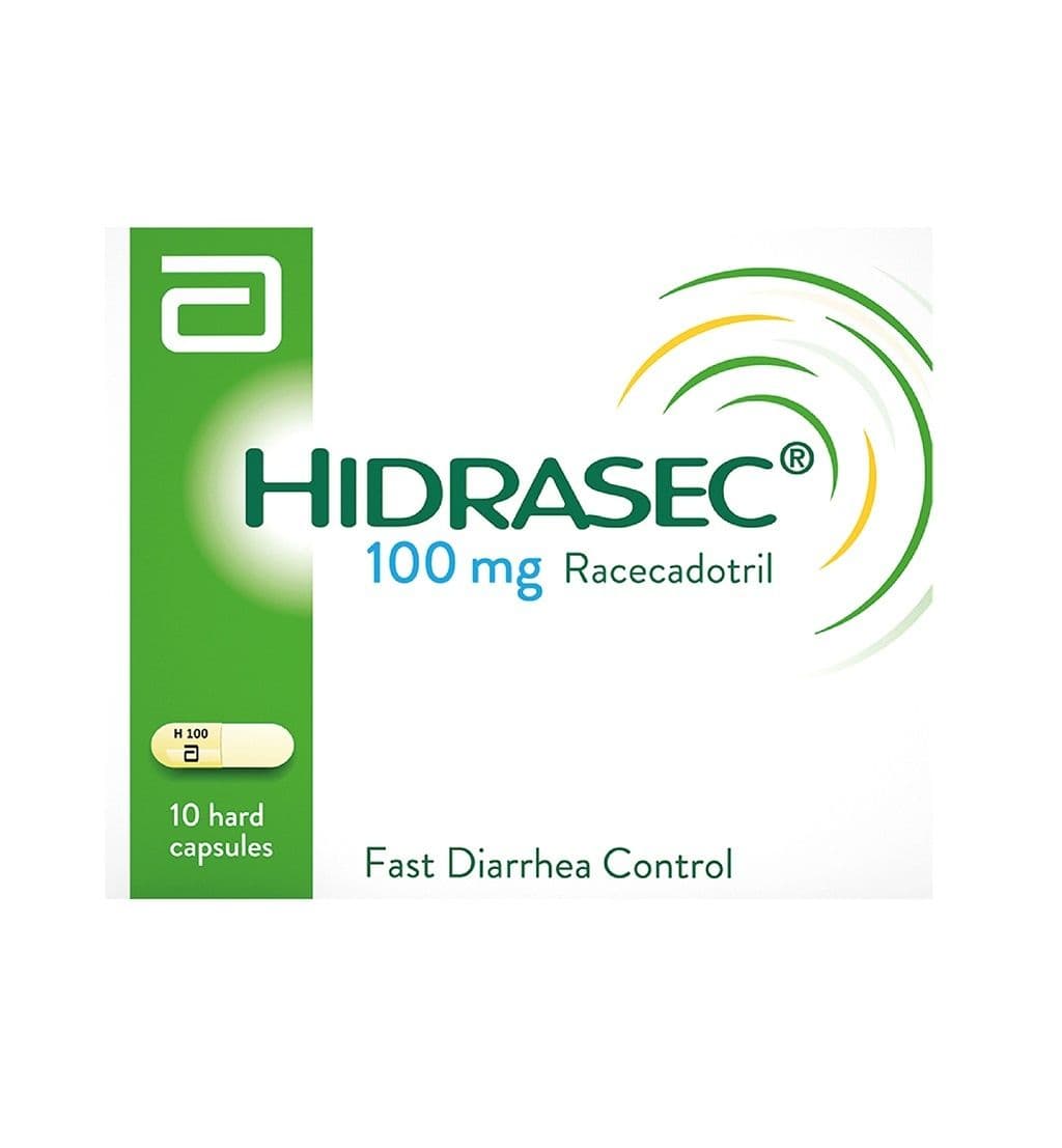 HIDRASEC 100mg Racecadotril - 10 Capsules