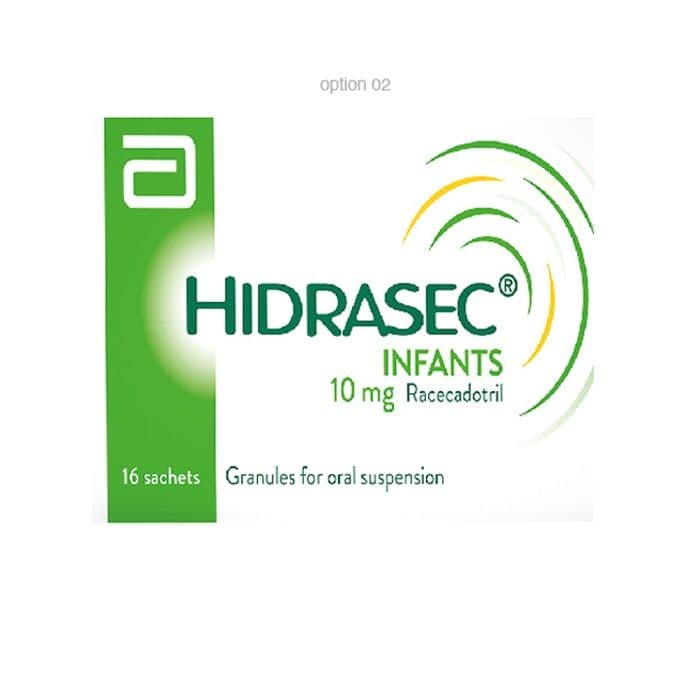 HIDRASEC Infants 10mg Racecadotril - 16 Sachets of Granules