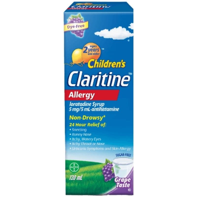 CLARITINE 1mg/ml Loratadine - 120ml Syrup