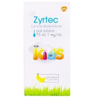ZYRTEC 1mg/ml Cetirizine - 75ml Oral Solution