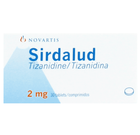 SIRDALUD 2mg Tizanidine - 30 Tablets