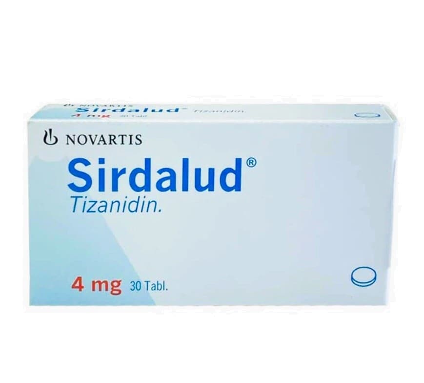 SIRDALUD 4mg Tizanidine - 30 Tablets