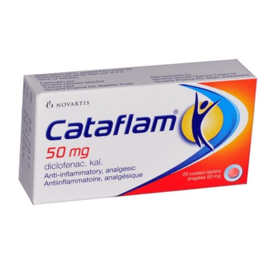 CATAFLAM 50mg Diclofenac Potassium - 20 Tablets
