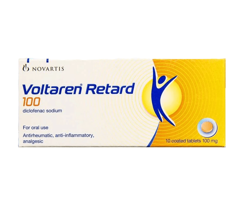 VOLTAREN Retard 100mg Diclofenac Sodium - 10 Tablets