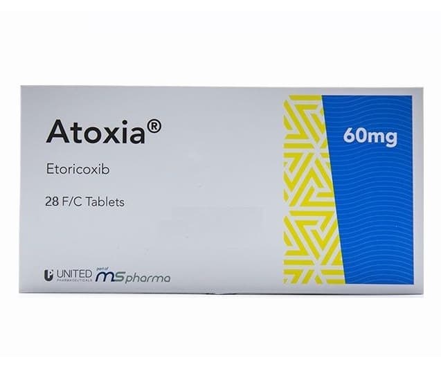 ATOXIA 60mg Etoricoxib - 10 Tablets