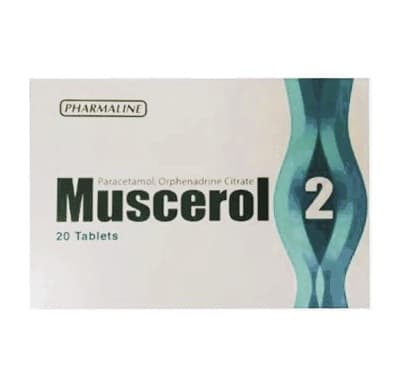 MUSCEROL 2 - 450/35mg Paracetamol/Orphenadrine - 20 Tablets