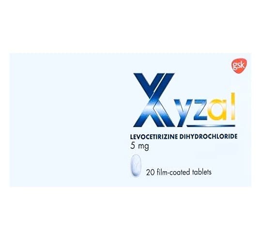 XYZAL 5mg Levocetirizine - 30 Tablets