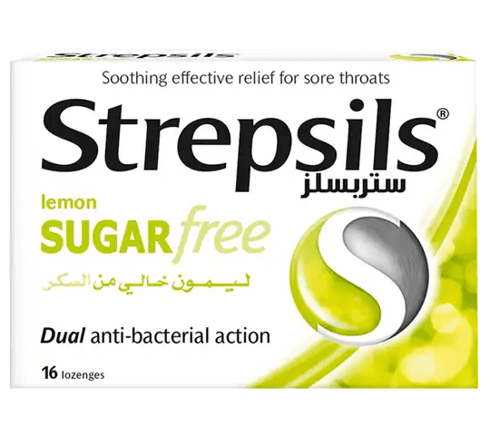 STREPSILS Sugar Free Lemon Flavor - 16 Lozenges