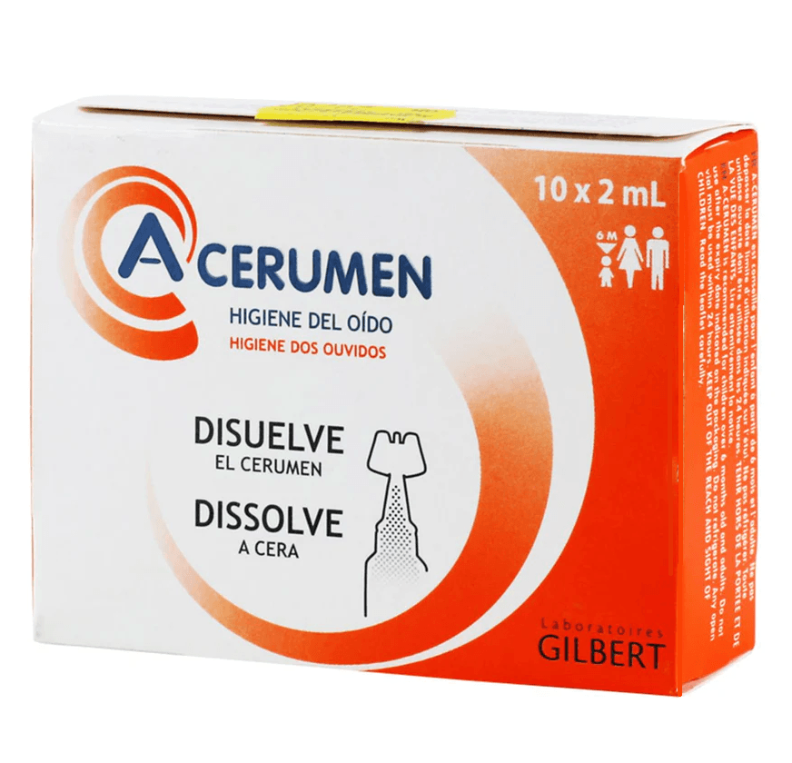 A CERUMEN Ear Wax Drops - 2ml x 10 Ampoules