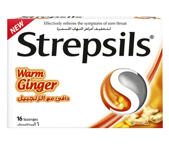 STREPSILS Warm Ginger - 16 Lozenges
