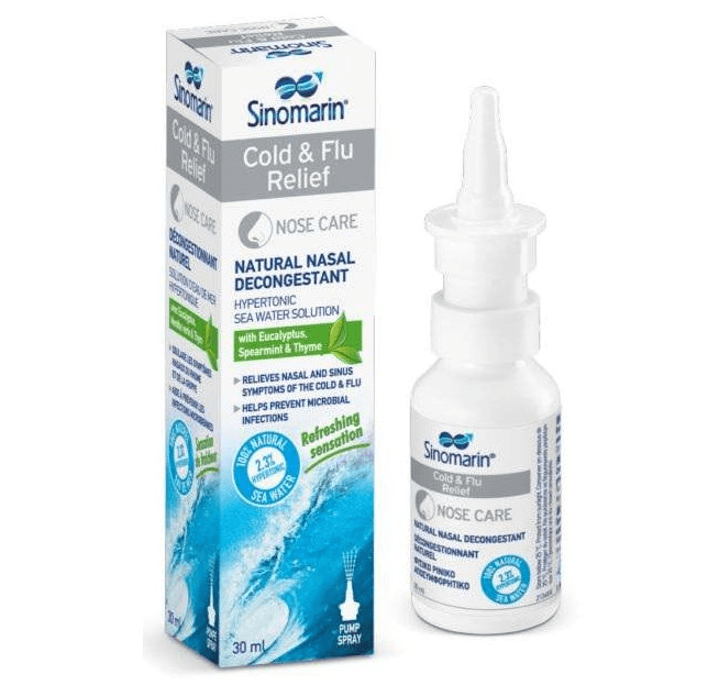 SINOMARIN Cold & Flu Relief Nasal Spray - 30ml
