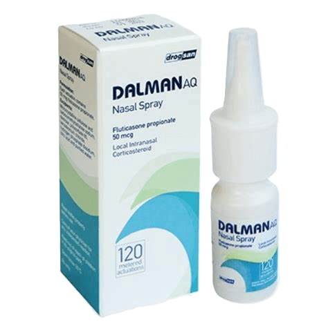DALMAN AQ 50mcg Fluticasone - 120 Dose Nasal Spray