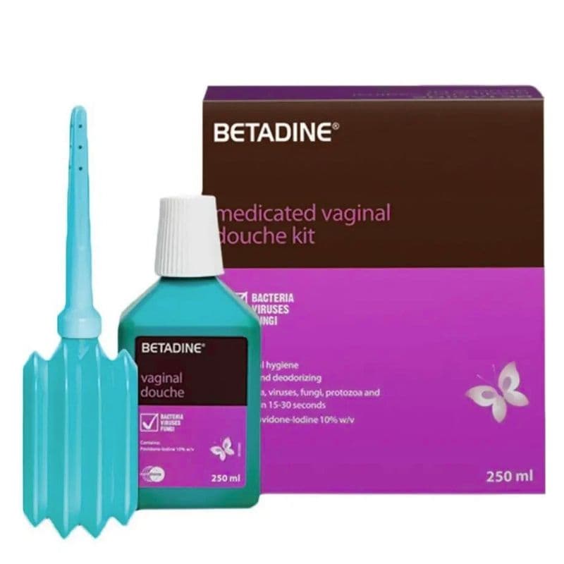BETADINE Medicated Vaginal Douche Kit - 250ml