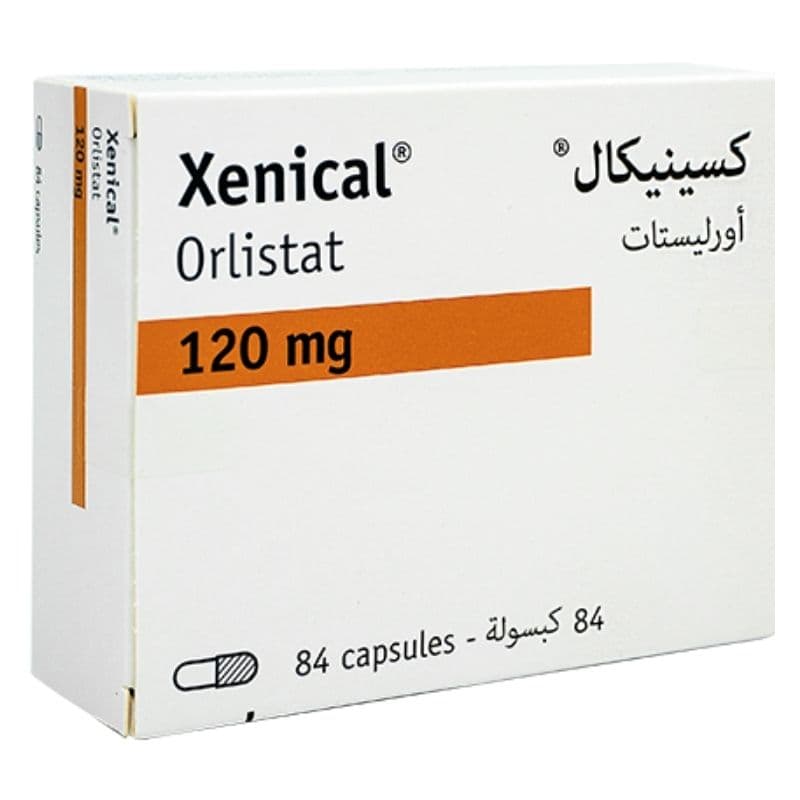 XENICAL 120mg Orlistat - 84 Capsules