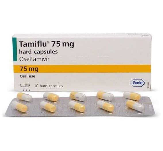 TAMIFLU 75mg Oseltamivir - 10 Capsules