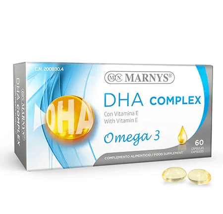 مارنيز دي اتش ايه مركب واوميجا 3 وفيتامين أي ه - 60 كبسولة