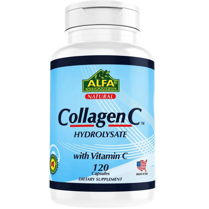 ALFA Collagen C Hydrolysate with Vitamin C - 120 Capsules