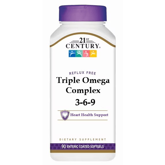21st CENTURY Triple Omega 3.6.9 Complex - 90 Capsules