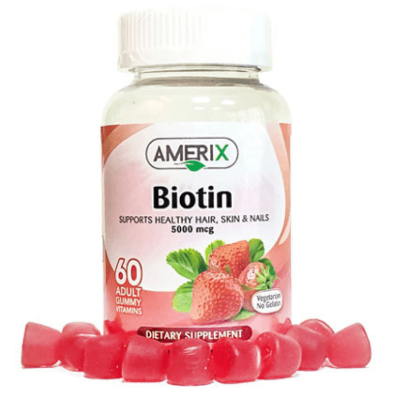 AMERIX Biotin 5000mcg Gummy - 60 Adult Pieces