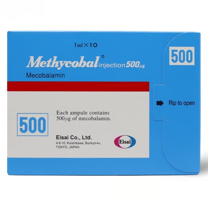METHYCOBAL 1ml Injection 500mcg - 10 Ampoules