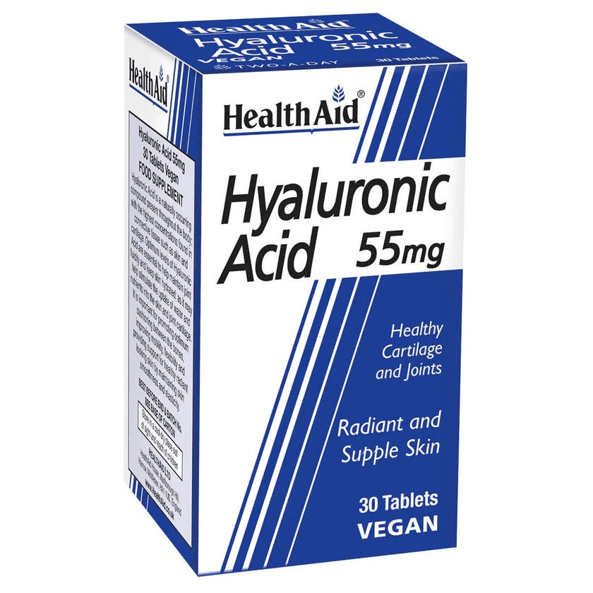 HEALTH AID Hyaluronic Acid 55mg - 30 Tablets
